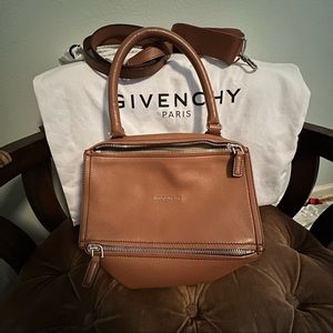 Authentic Givenchy Pandora Small Tote - Tan